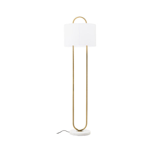 Nolan White And Gold Floor Lamp