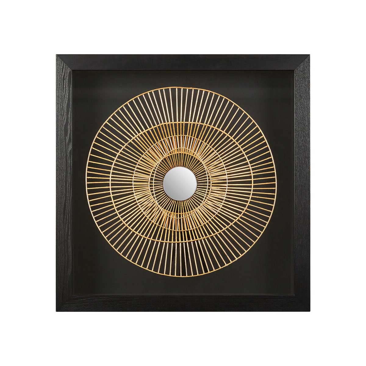 Modello Gold And Black Wall Art