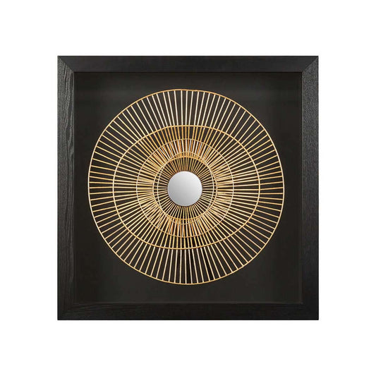 Modello Gold And Black Wall Art