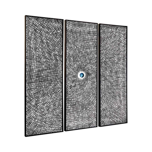 Modello Wood Carving And Circle Wall Art