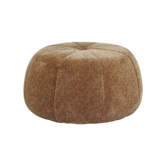 Manhattan Leopard Print Pouffe
