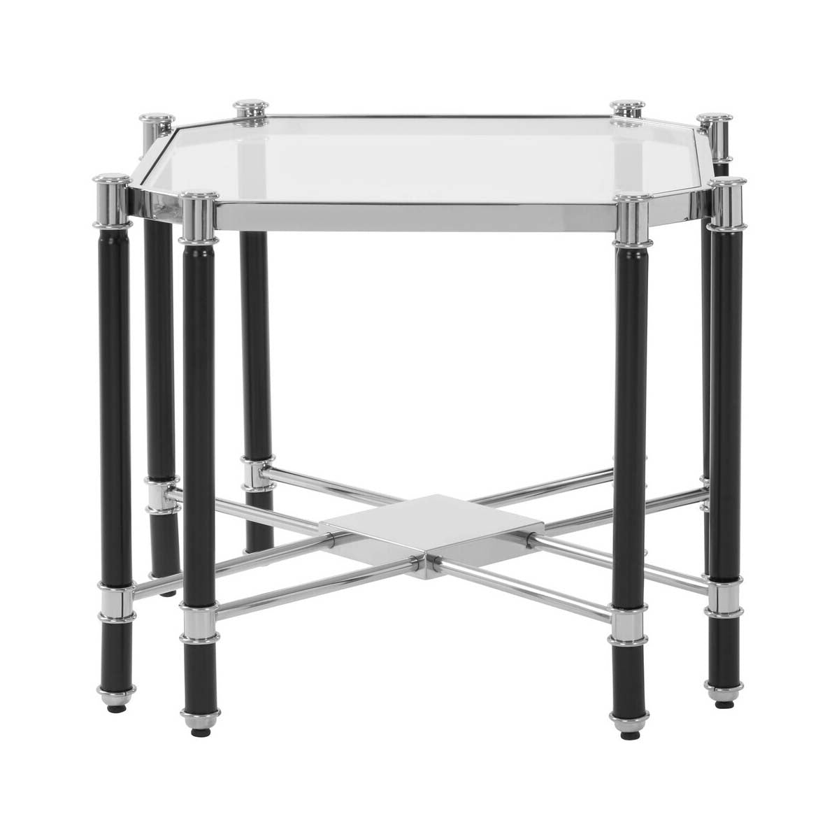 Allessi Silver Chrome Finish End Table