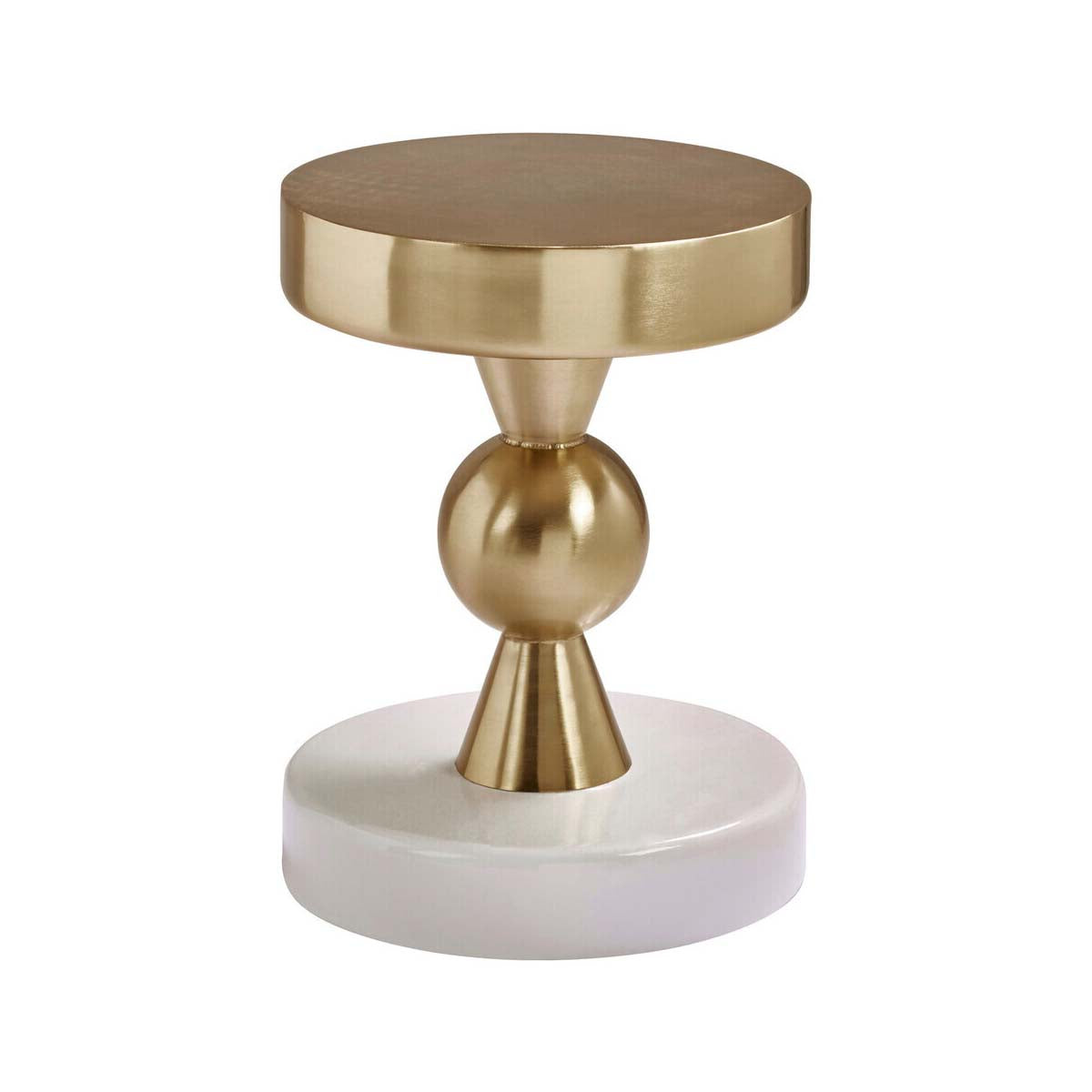 Martini Gold And Ivory Side Table