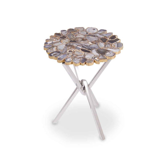 Rabia Agate Side Table