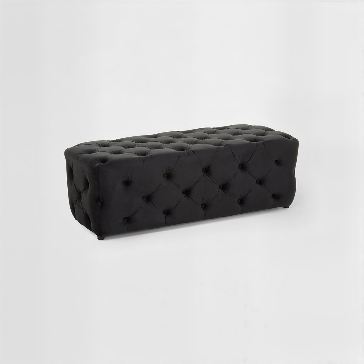 Alea Black Velvet Bench