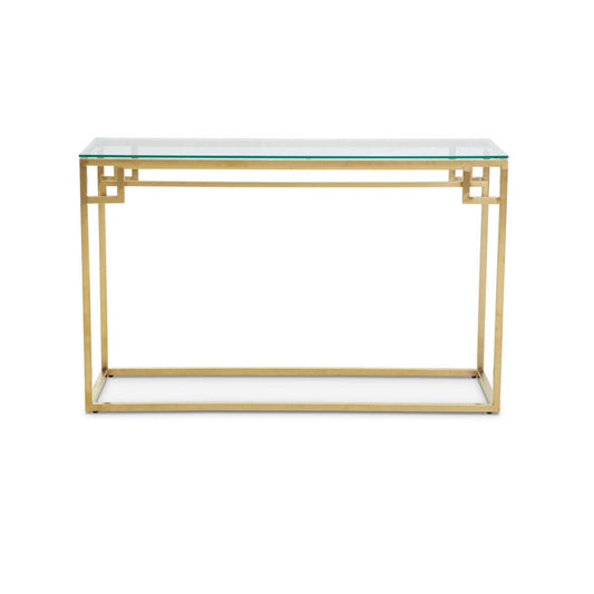 Allure Gold Brushed Console Table