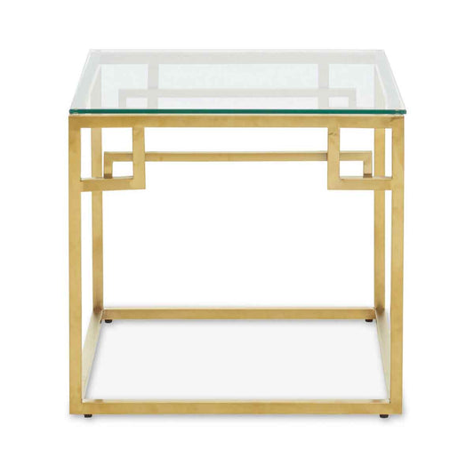 Allure Gold Brushed Side Table