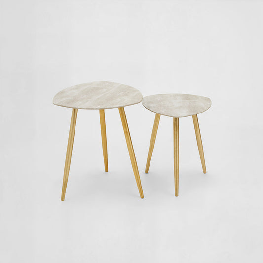 Cadio Set Of Two Shagreen Tables