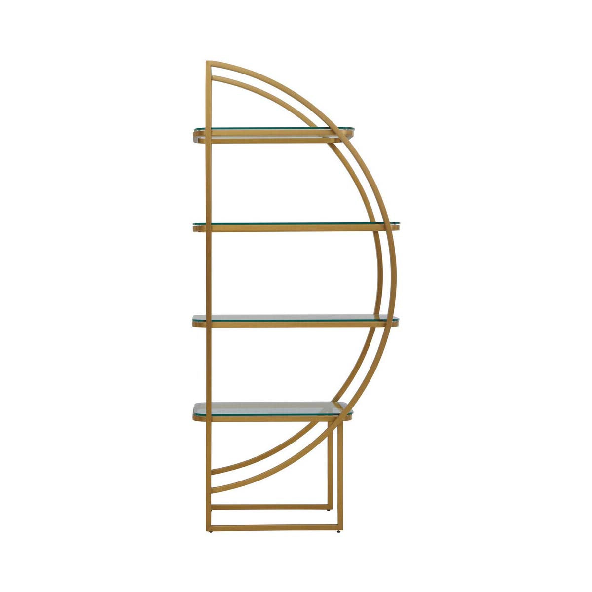 Vogue Right Half Moon Shelf Unit