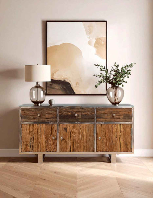 Kerala Natural Wood Sideboard