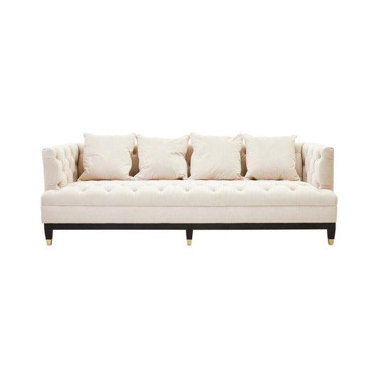 Sefira 3 Seat Viola Sand Fabric Sofa