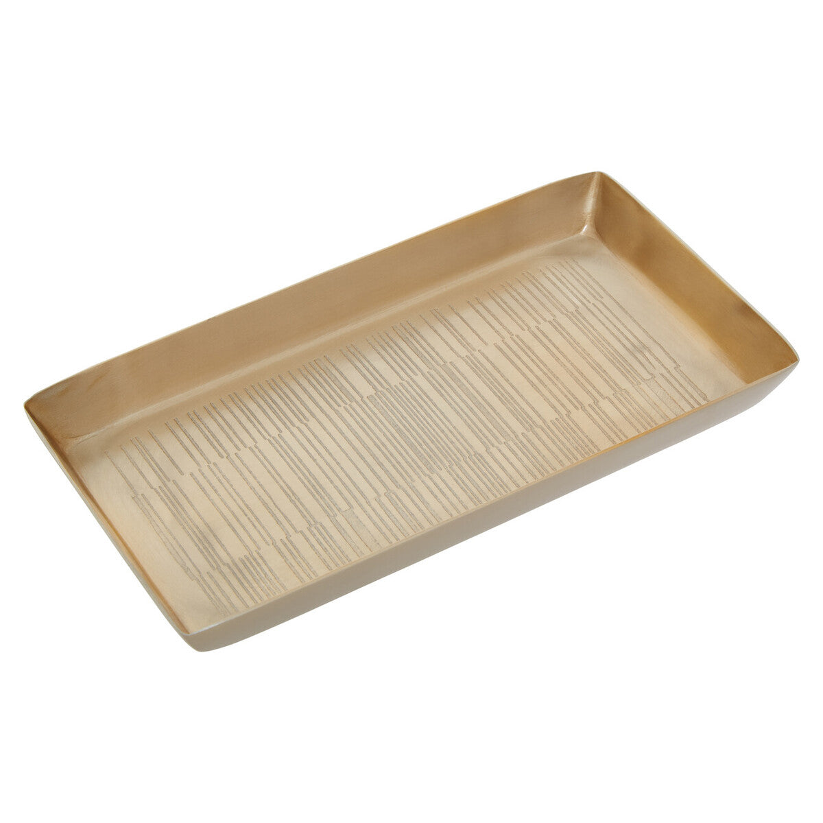 Allegra Champagne Finish Bathroom Tray