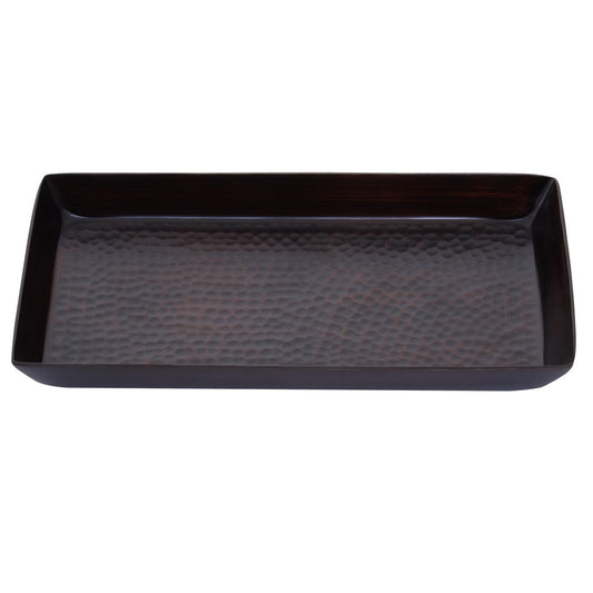 Allegra Aluminium Dark Bronze Finish Tray