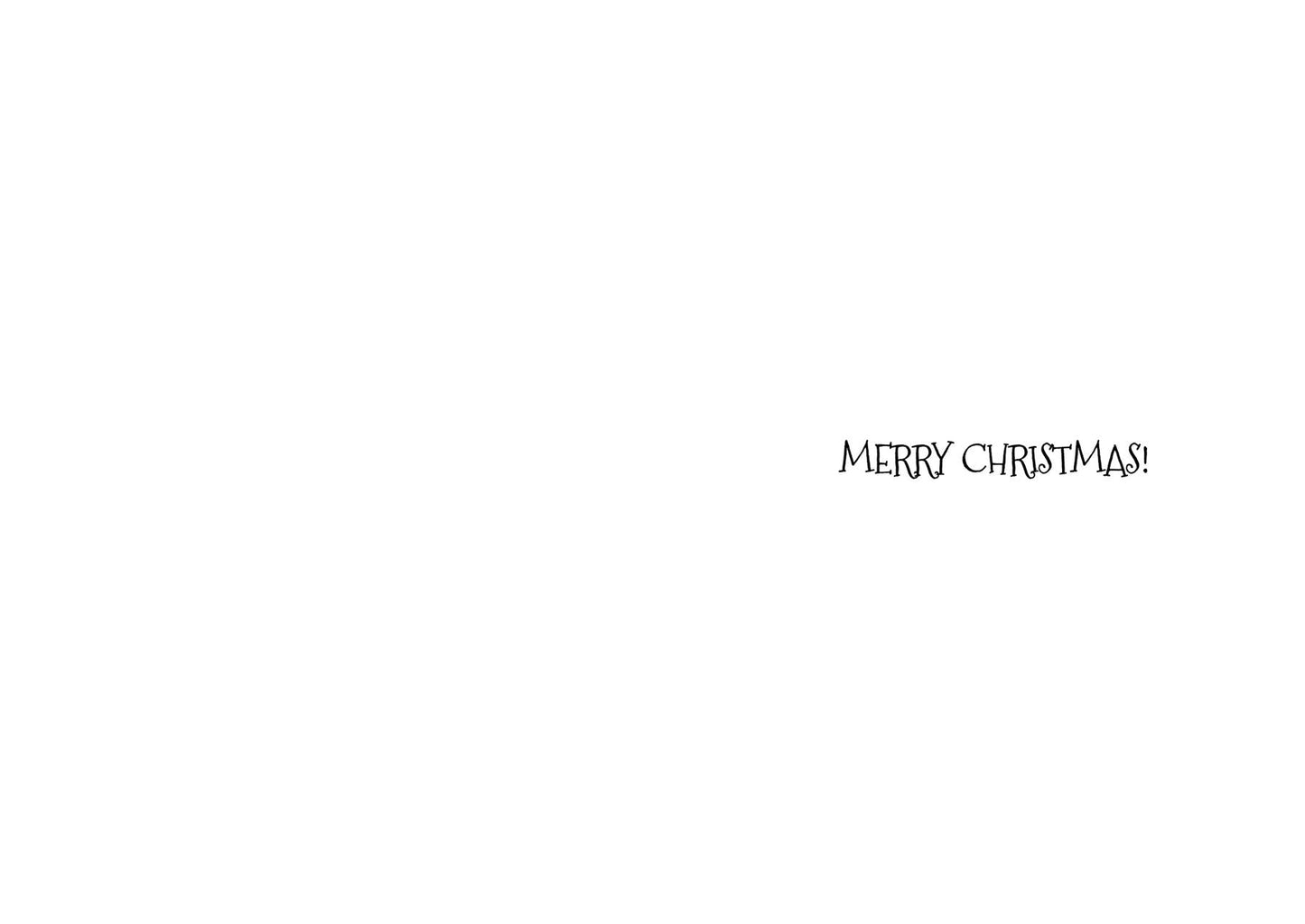 Curious Minds Hilarious Rudolph in Disguise Christmas Card