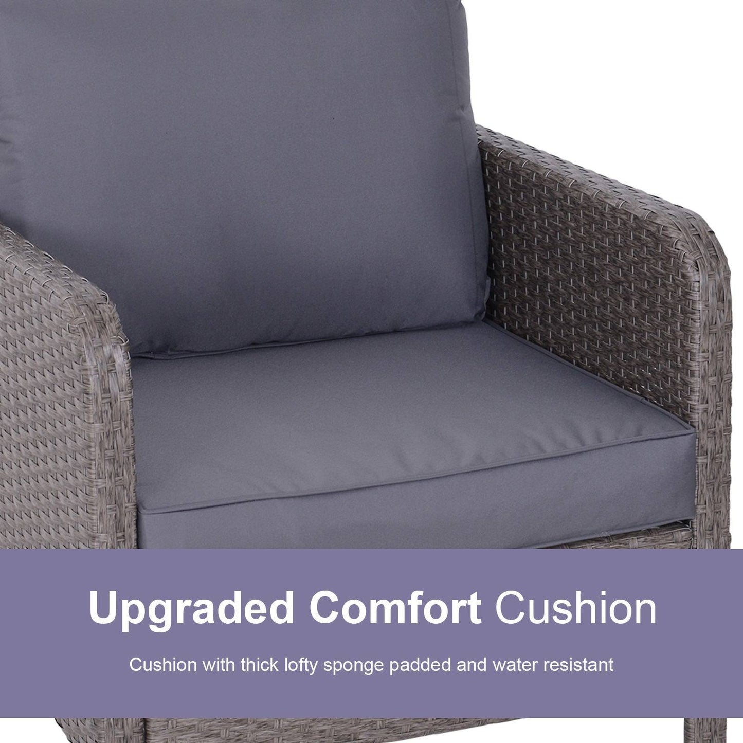 2 Seater Rattan Furniture Set