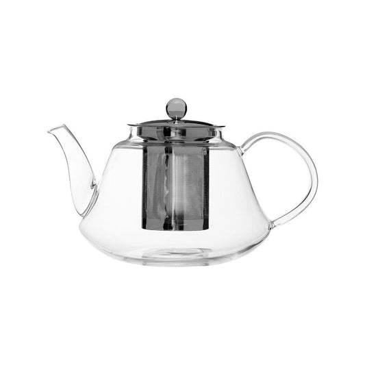High Borosilicate Curved 1200ml Teapot