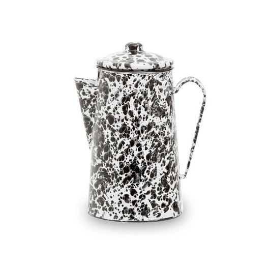 Hygge Black And White Patterned Coffee Pot