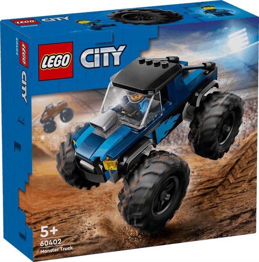 Lego City 60402 Blue Monster Truck Buildable Playset for Ages 5 and Up