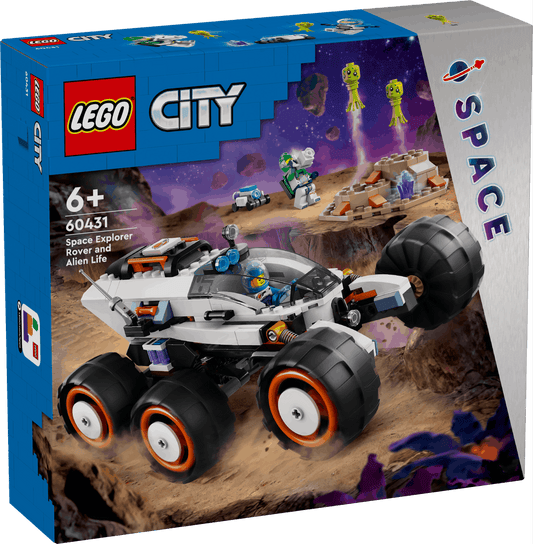 Lego City Space 60431 Space Explorer Rover & Alien Life for Ages 6+