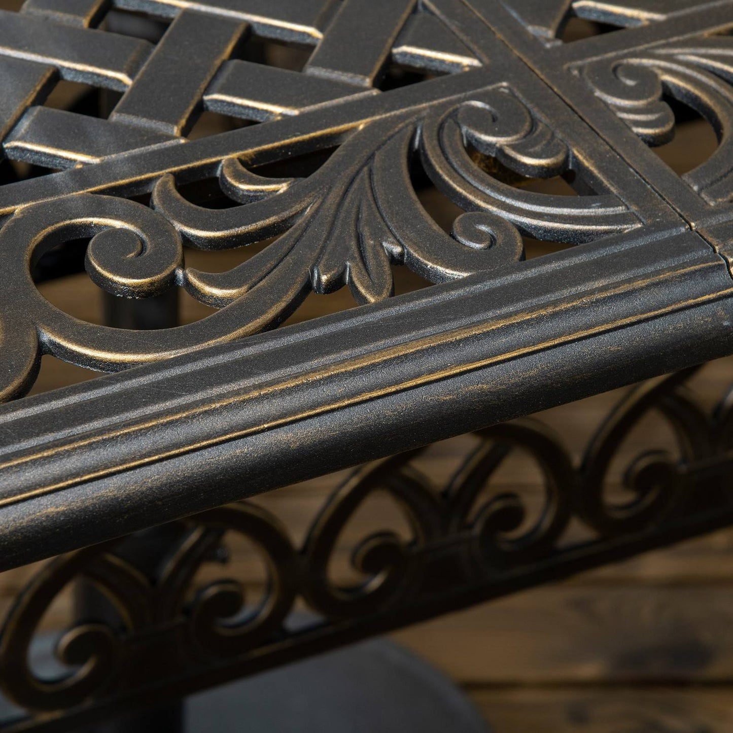 7-Piece Outdoor Patio Dining Set with Umbrella Hole