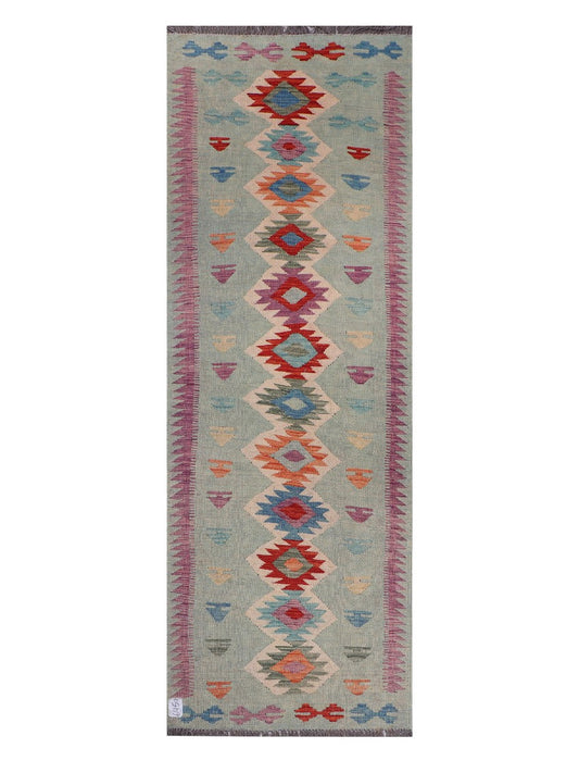Maimana Afghanistan Kilim Runner - 240 x 83 cm