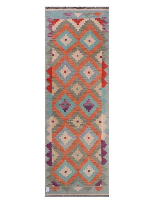 Maimana Afghanistan Kilim Runner - 242 x 81 cm