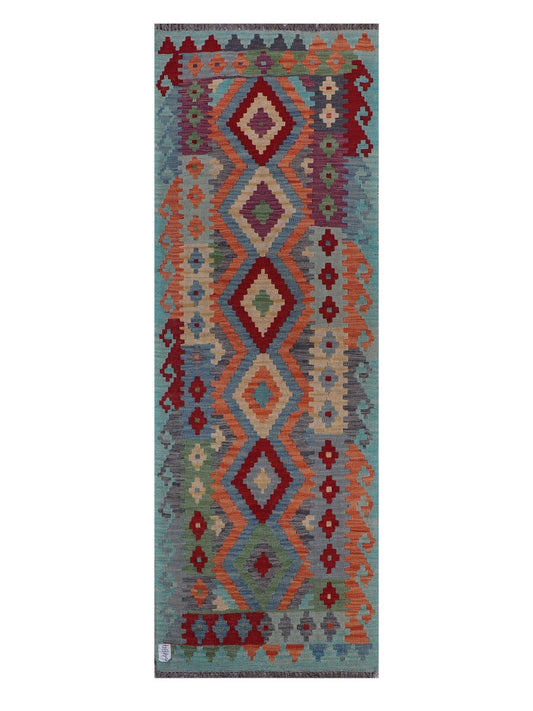 Maimana Afghanistan Kilim Runner - 236 x 81 cm