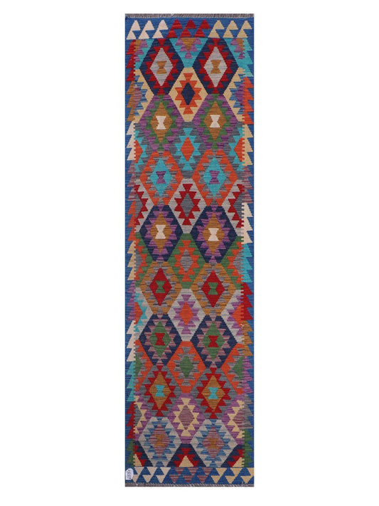 Maimana Afghanistan Kilim Runner - 281 x 77 cm