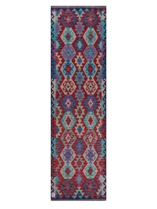 Maimana Afghanistan Kilim Runner - 295 x 84 cm