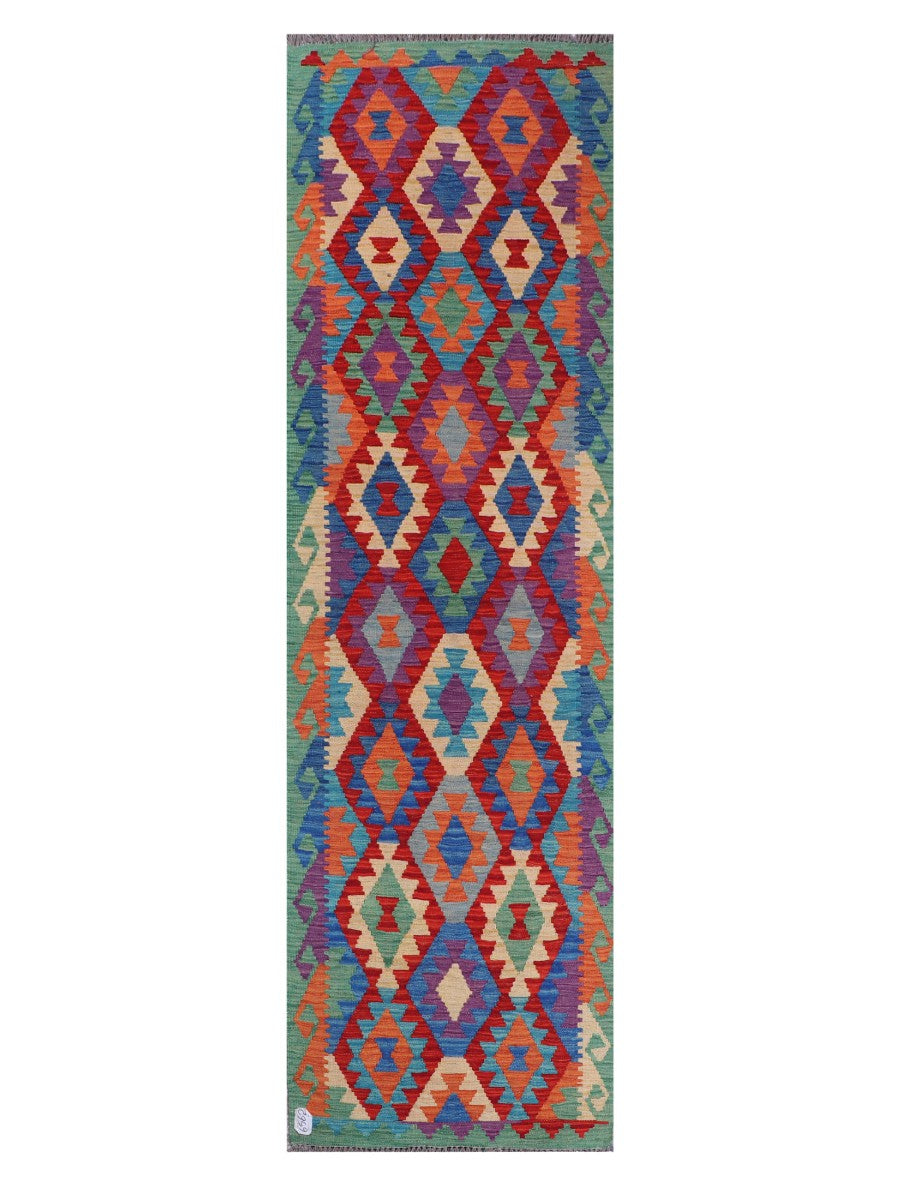 Maimana Afghanistan Kilim Runner - 287 x 84 cm