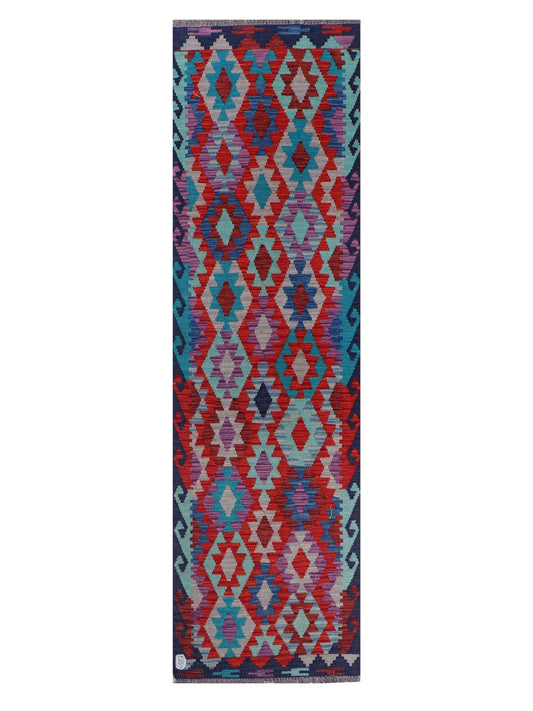 Maimana Afghanistan Kilim Runner - 286 x 81 cm
