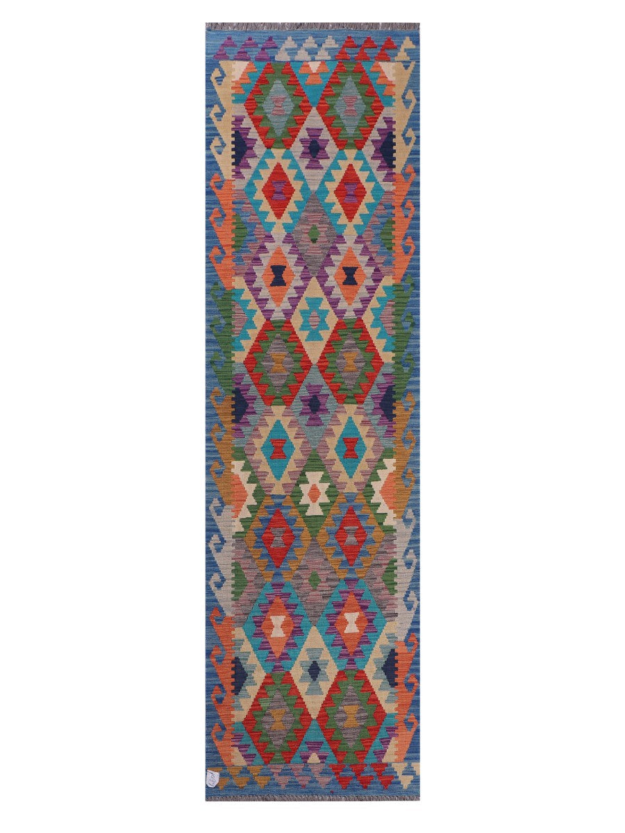 Maimana Afghanistan Kilim Runner - 290 x 80 cm