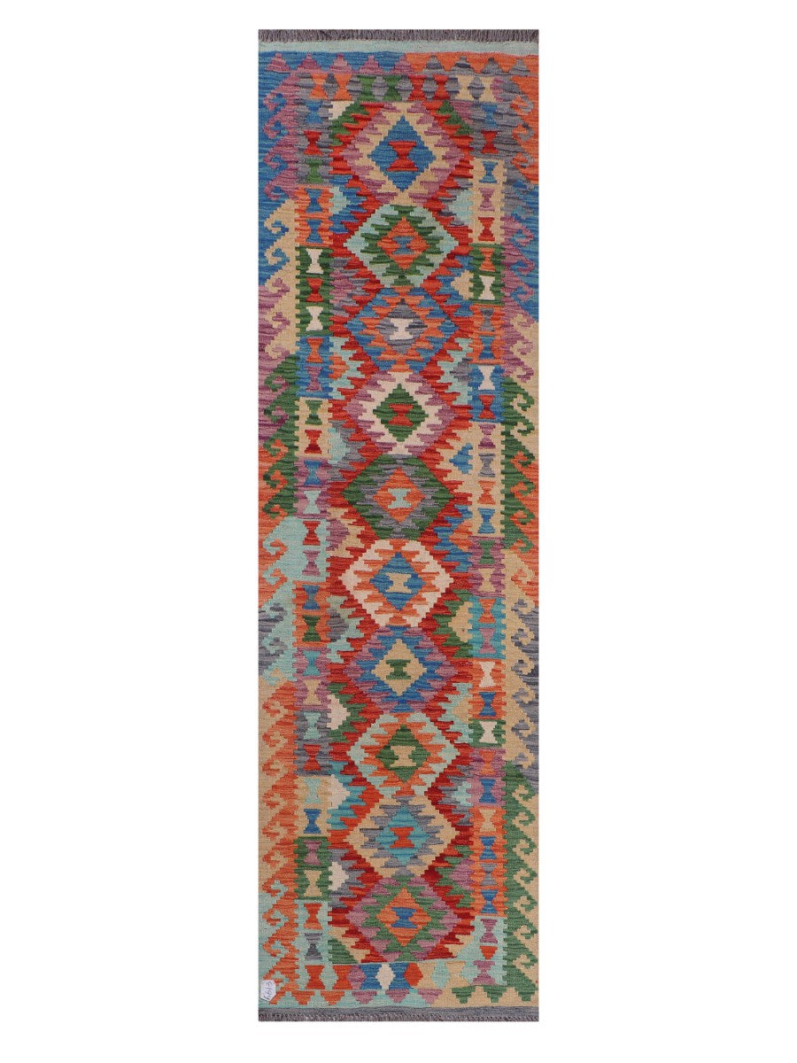 Maimana Afghanistan Kilim Runner - 287 x 82 cm