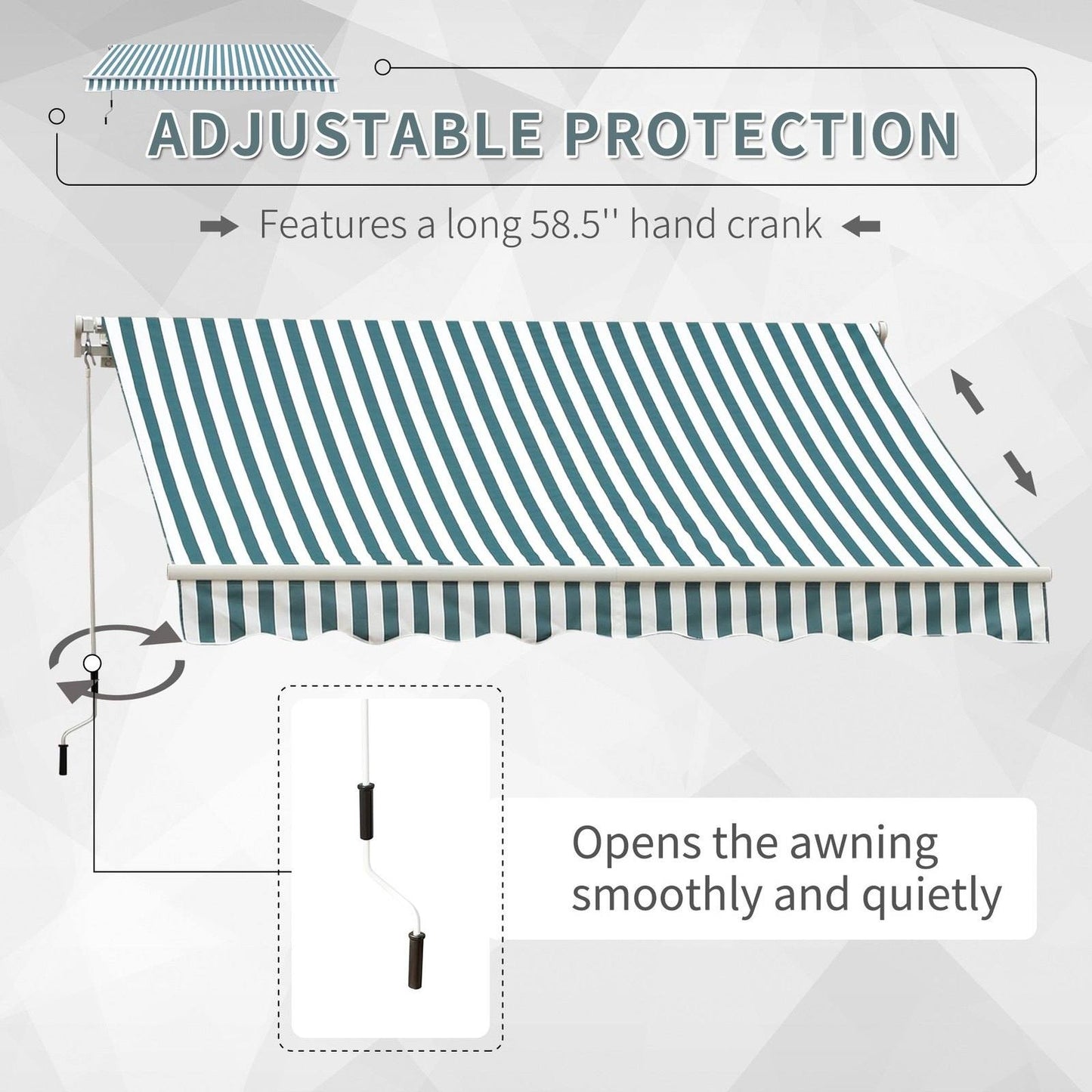 Manual Retractable Awning