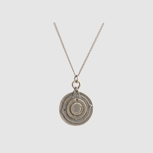 Hemisferium Miniature Perpetual Calendar Pendant Chain (Brass Plated)