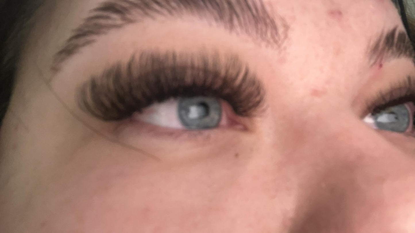 🤎 Brown 6D Clover Lash Extensions – Mixed Lengths, 16 Rows 🤎