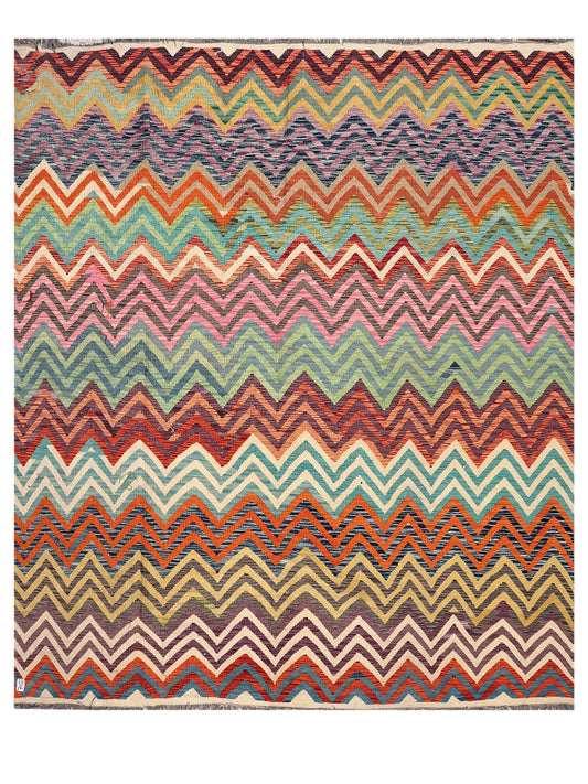 Maimana Afghanistan Kilim Rug - 295 x250 cm