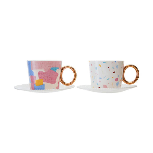 Miami 2 Cups And Saucers Set