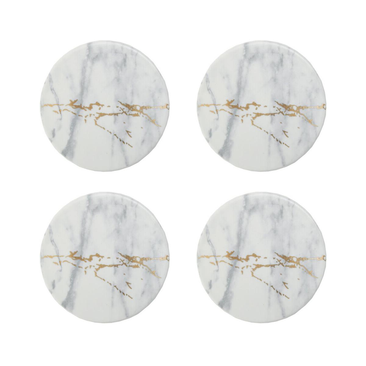Marble Luxe Set Of 4 Coasters