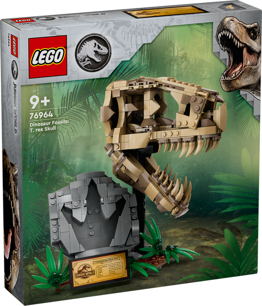 Lego Jurassic World 76964 Dinosaur Fossils: T.rex Skull for Ages 9+