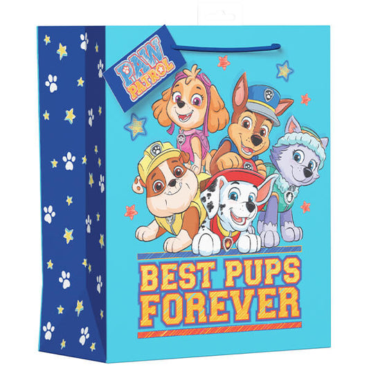 Large Gift Bag with Paw Patrol Design (W265 x H330 x D140 mm)