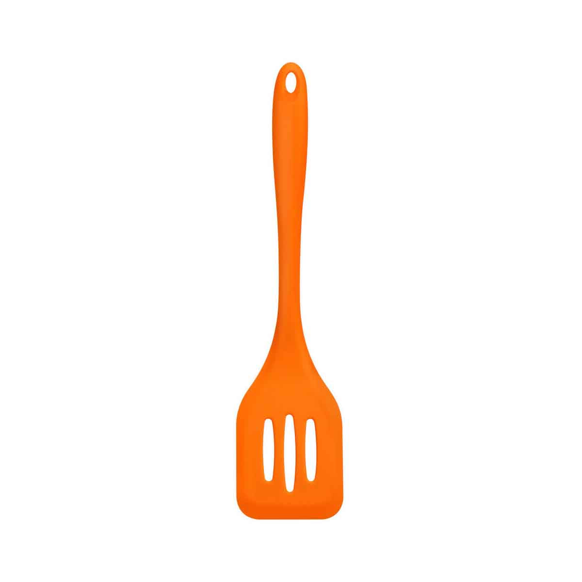 Zing Orange Silicone Slotted Turner