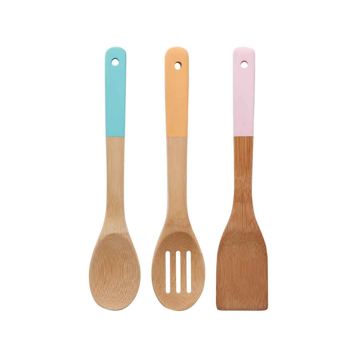 Aleki 3pc Bamboo Kitchen Utensil Set