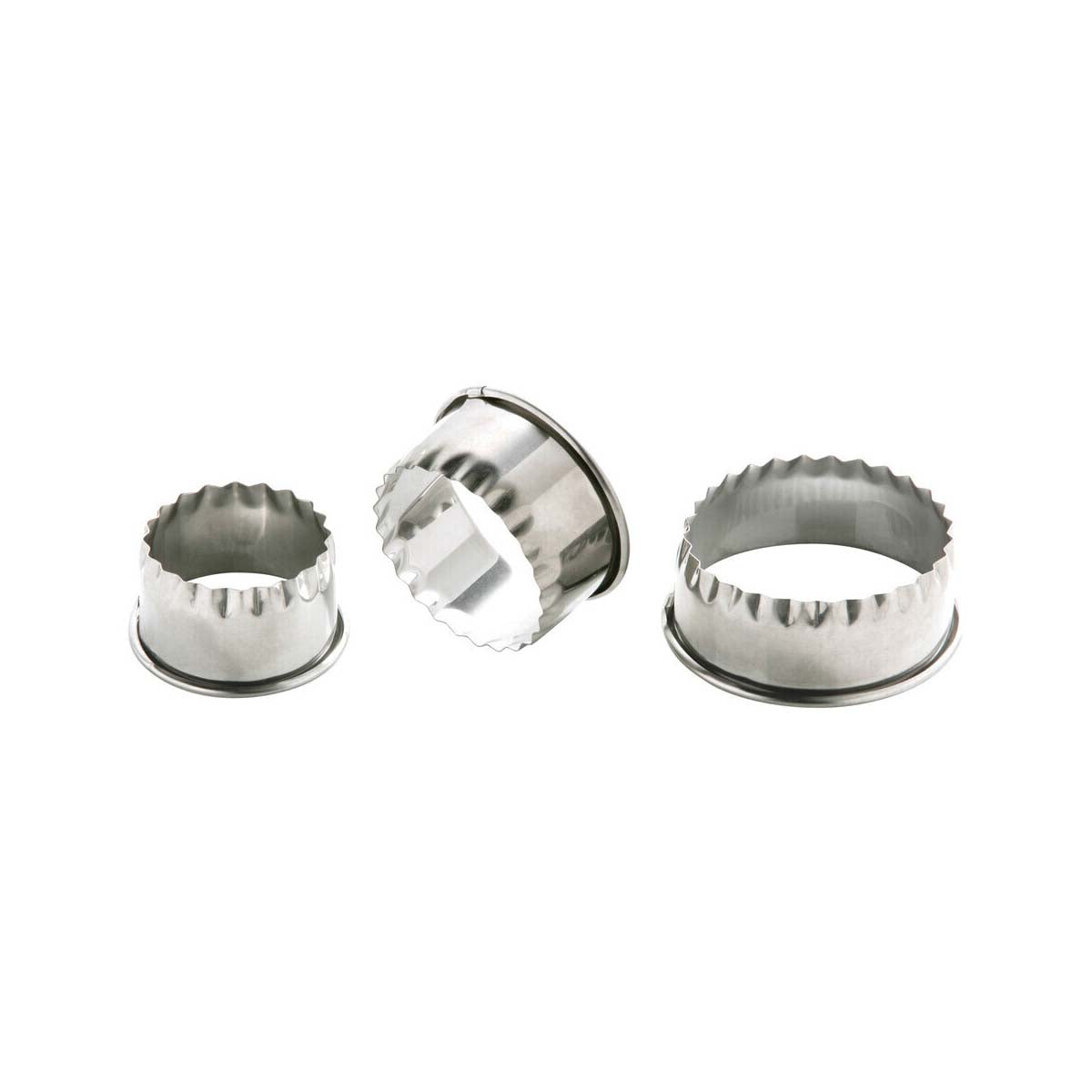 3Pc Pastry Cutter Set