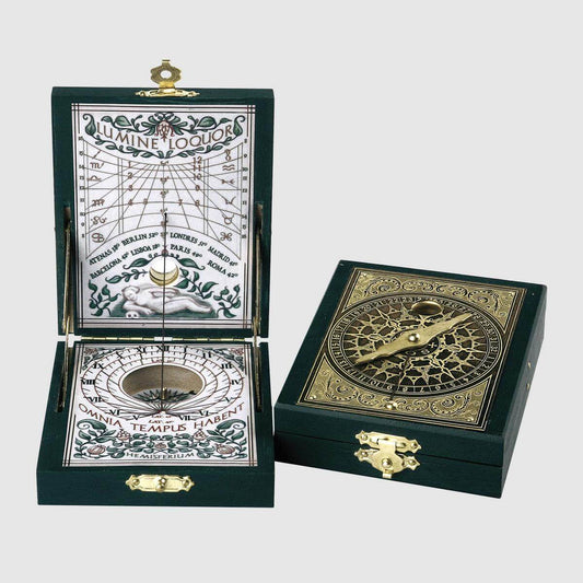 Hemisferium Brass Kepler Dyptich Sundial