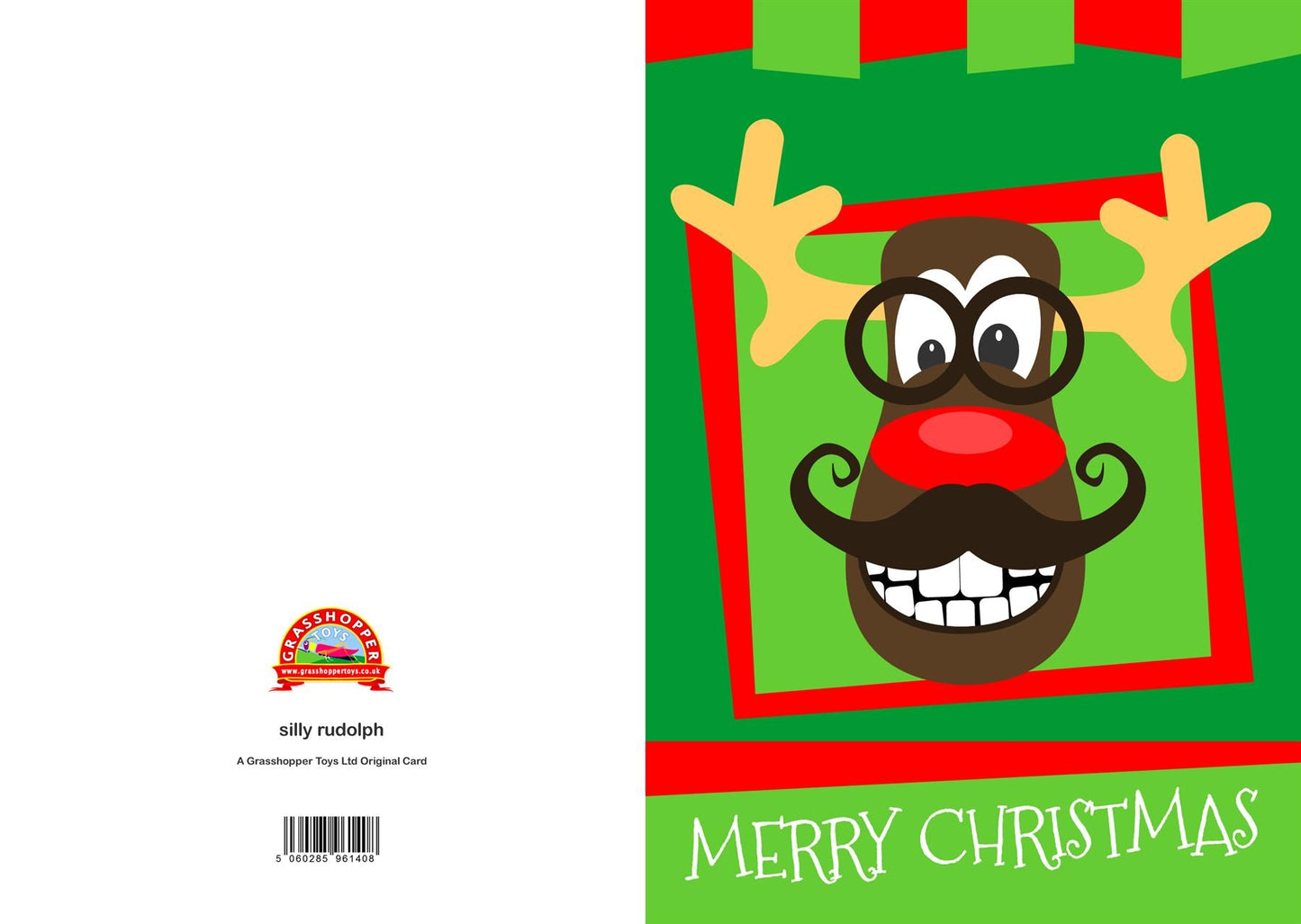 Curious Minds Hilarious Rudolph in Disguise Christmas Card