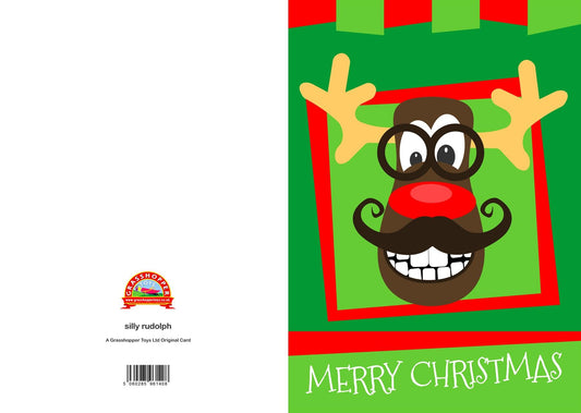 Curious Minds Hilarious Rudolph in Disguise Christmas Card
