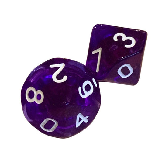 Amethyst Dice D10 (SINGLE)