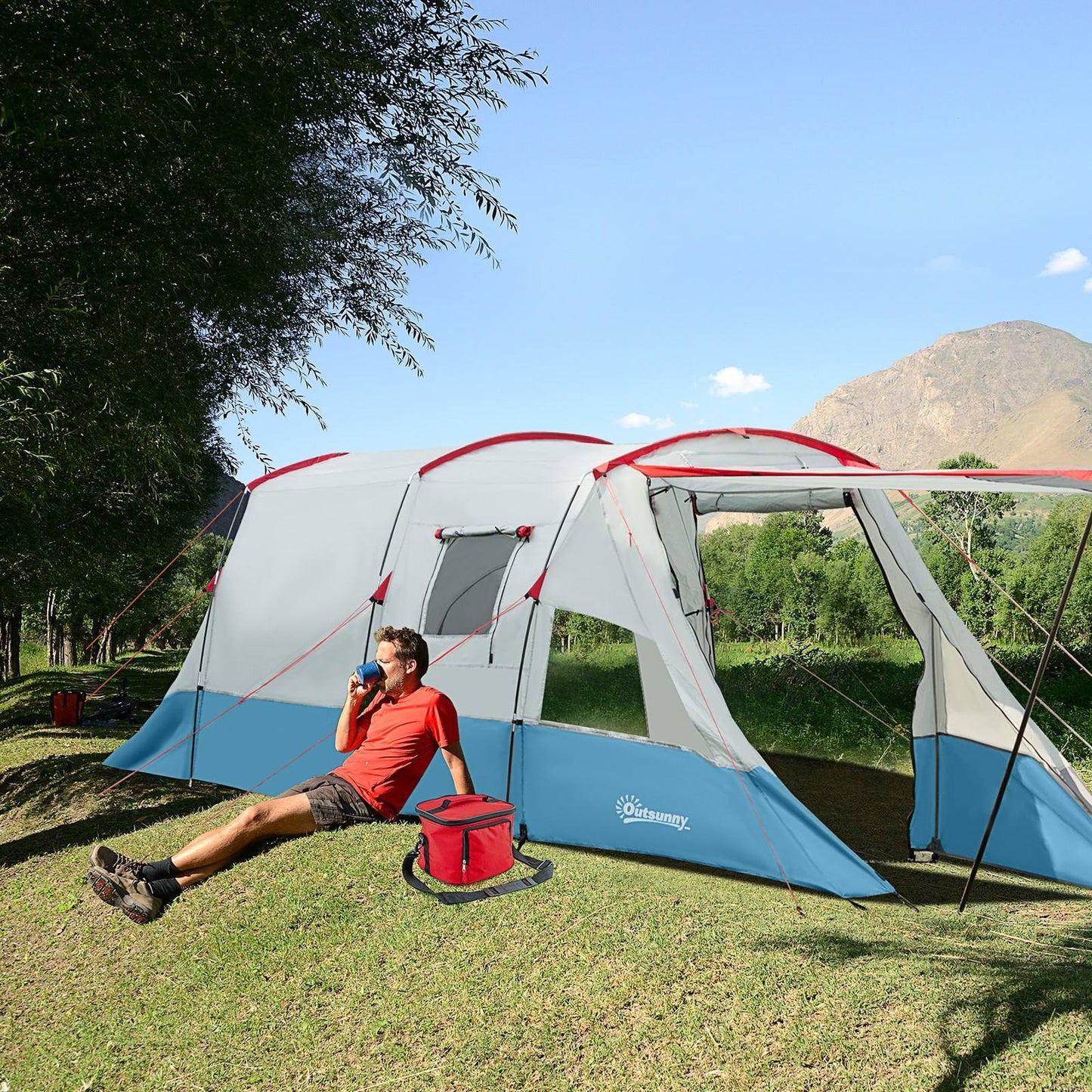 6-8 Person Tunnel Tent