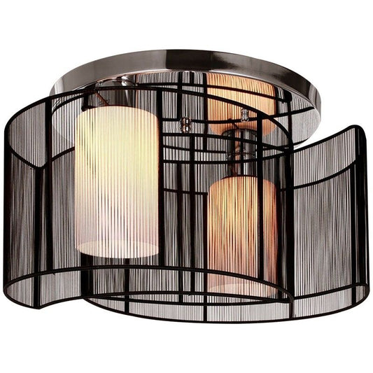 Modern Design Mini Style Flush Mount Ceiling Light Mount With Flush Metal Finish Chandelier For Hallway